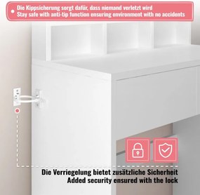 MIADOMODO Stolik kosmetyczny, biały