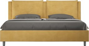 Łóżko bez stelaża tapicerowane 180x190 microfibra Okra Appia