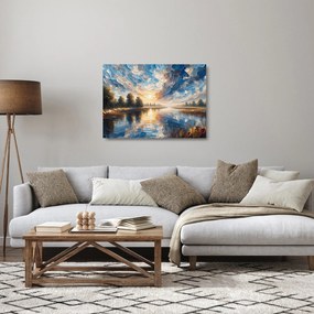 Obraz na szkle - Słońca nad wodą (70x50 cm)