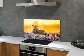 Panel nad Blat Kuchenny Zimowy Świt z Jeleniem