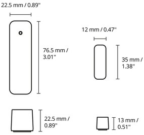 Czujnik otwarcia 2 szt. – WiZ