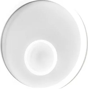 Kinkiet LED Melania, 50 W, biały, 2100 lm, ciepłe światło 3000 K, satynowane aluminium i metakrylan, IP20, nowoczesny design, średnica 50 cm