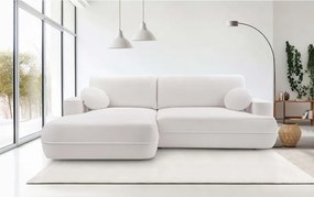 Narożnik FUEGO wolnostojący układ L strona Lewa z funkcją spania w tkaninie Bubble 01