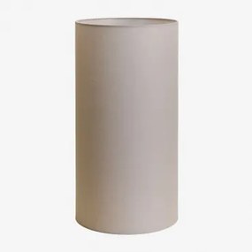 Abażur Z Tkaniny Arlina Jasnoszary Taupe & Ø30 Cm - ↑60 Cm - Sklum