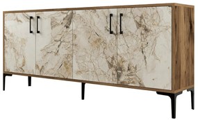 Szafka Kiev Walnut and White Marble