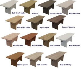 Rozkładany Ławostół 14 Kolorów Dąb G3-F62