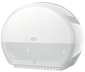 Dozownik Tork na papier toaletowy - T2 Mini Rolka Jumbo, Biały / Szary