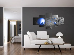 Obraz ciemnoniebieskich kul (125x70 cm)