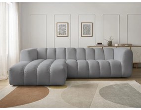 Jasnoszary narożnik (lewostronny/z szezlongiem) Talia – Bobochic Paris