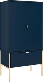 Komoda POLKA 60 granatowa wysoka