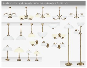 Lampa podłogowa mosiężna N-P1D