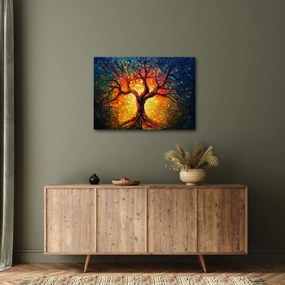 Obraz - Drzewo życia w mozaice (70x50 cm)