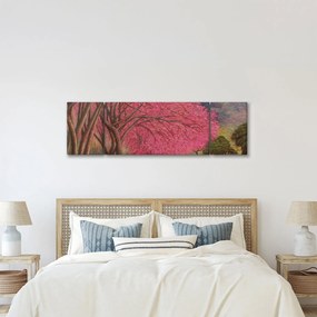 Obraz kwitnących drzew (170x50 cm)