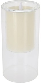 Świeca led w szkle, kolor kremowy