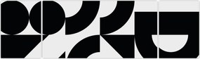 Obraz - Abstrakcja geometryczna N⁰2 (170x50 cm)