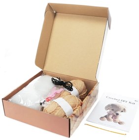 Zestaw kreatywny DIY Crochet Puppy – Rex London