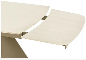 Stół rozkładany SALIX 180(260)x90 trawertyn/kaszmirowy HALMAR