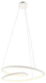 Redo 01-3376 - ściemnialny żyrandol LED na linkach STORM LED/60W/230V Ø 80 cm biały