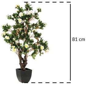 Sztuczne kwiaty na balkon, azalia, 81 cm
