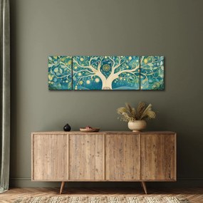 Obraz – Magiczne drzewo ze spiralami (170x50 cm)