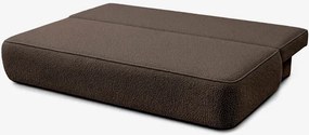 Sofa z Funkcją Spania ARVETO Mocca Boucle Nowoczesna