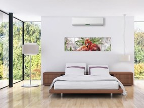Obraz - Flamingi (170x50 cm)