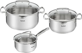 Zestaw garnków ze stali nierdzewnej 6 szt. DUETTO+ G719S655 – Tefal