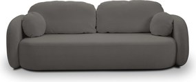 Masseno Sofa AMICO z funkcją spania i pojemnikiem na pościel, Rozkładana sofa - Grafitowy, SICURO 80