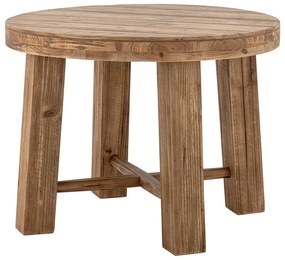 Okrągły stolik w dekorze drewna egzotycznego w ciemnym naturalnym kolorze ø 60 cm Emmett – Bloomingville