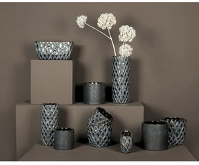 Złota ceramiczna doniczka JUNEY - różne rozmiary Wielkość: M