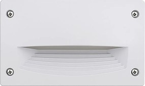 DEVON do wbudowania na zewn?trz, nowoczesny i uniwersalny styl - d?. 18,8 cm - prostok?tny - Gx53 LED T2 3W - ?ywica - Kselect - ip66 - ?ywica i biel