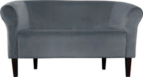 Sofa Milo tkanina Welur : Kolor nogi - Venge, Kolor tkaniny - VELVET - BL14, Typ tkaniny - Velvet, Wysokość nogi - 20 cm
