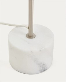 Lampa stojąca w kolorze srebra (wysokość 121 cm) Lynor – Kave Home