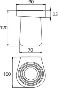 Uchwyt na szczoteczkę do zębów z uchwytem ściennym SDEZPB