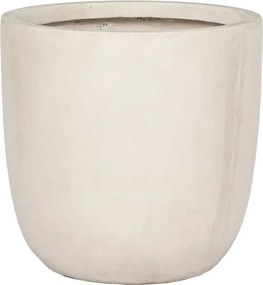 DONICA OGRODOWA PRETO BIAŁA 43 CM CERAMICZNA