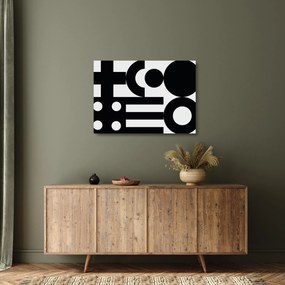 Obraz na szkle - Abstrakcja geometryczna N⁰3 (70x50 cm)