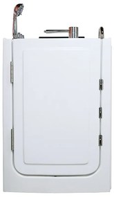 Wanna z hydromasażem i drzwiami - 1 miejsce siedzące - 220 l - 101,5 x 69 x 99 cm - BARUVA