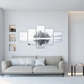 Obraz - Było biało (125x70 cm)
