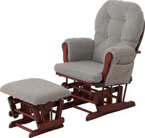 Leżanka MCW-C76, szara ciemna rama