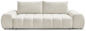 Biała sofa z tkaniny szenilowej 278 cm Everest – Bobochic Paris
