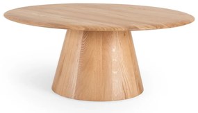 Okrągły stolik z litego drewna dębowego ø 80 cm Mushroom – Gazzda