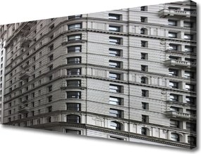 Obraz na płótnie Sylwetka Nowoczesnej Architektury