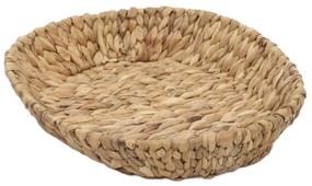 Kosz owalny pleciony z hiacyntu wodnego BRAID, 28 x 35 cm