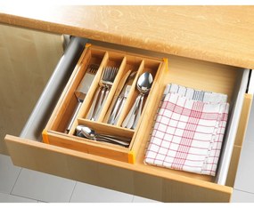 Bambusowy organizer na sztućce Maximex Tray