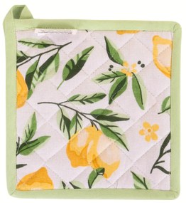 Łapka kuchenna LEMONY, wzór w cytryny, 20 x 20 cm