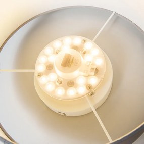 Lampa sufitowa różowa 30 cm z wbudowanym LED - Drum LED