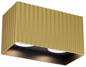 Redo 01-3411 - Oprawa punktowa DELPHI 2xGU10/7W/230V 16,1x8,1 cm złota