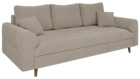 Beżowa sofa z materiału bouclé 210 cm Ariella – Ropez
