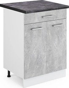 Szafka dolna do kuchni beton 60x60x81.6 r-line