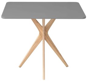 Stół CUTTI 55x80 ciemny szary/jesion RAGABA